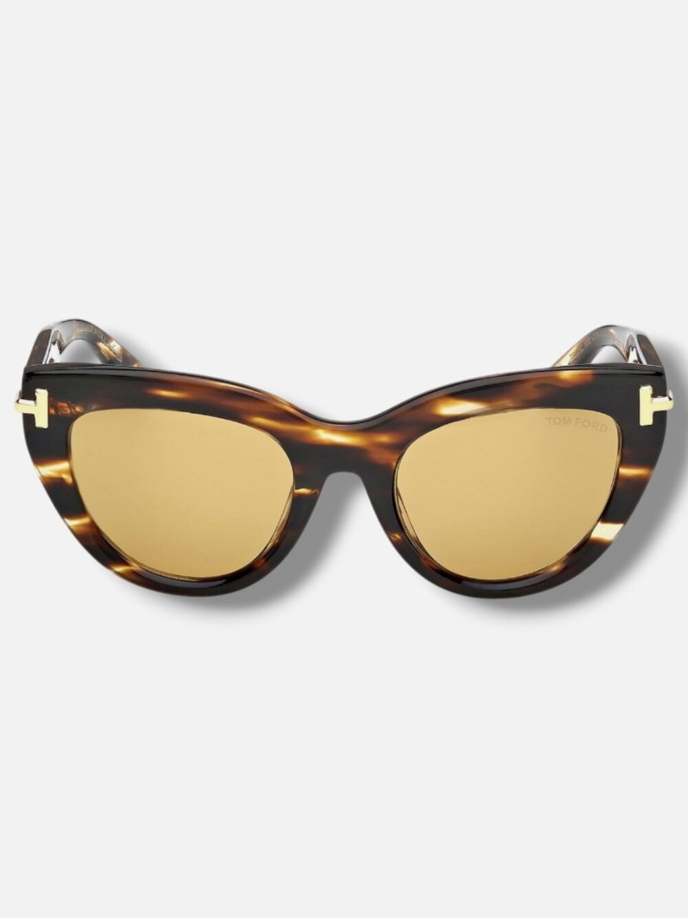 Tom Ford FT1252 55E Women’s Brown Tortoiseshell Sunglasses 52-21-140 - Picture 2 of 5